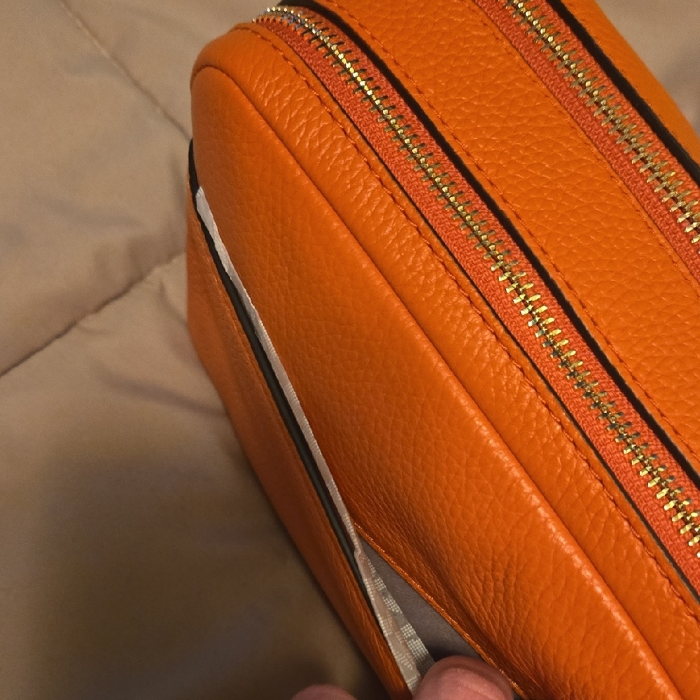 NWT Michael Kors Vibrant Orange Crossbody - Picture 4 of 11